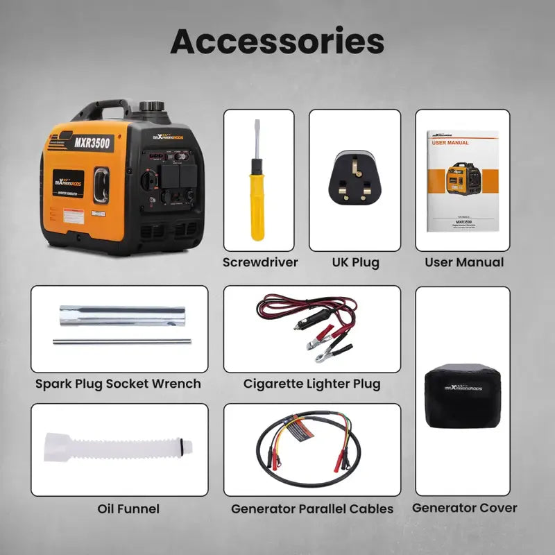 MXR3500 Petrol Inverter Generator Accessories