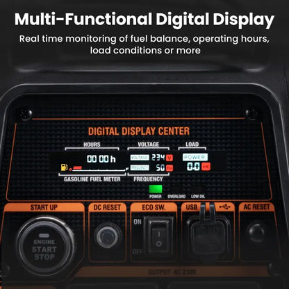 MXR3500S Dual Fuel Generator Control Panel