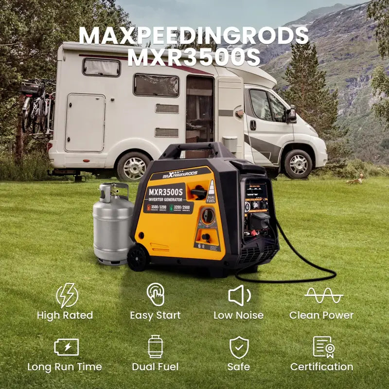 MXR3500S Dual Fuel Generator Features