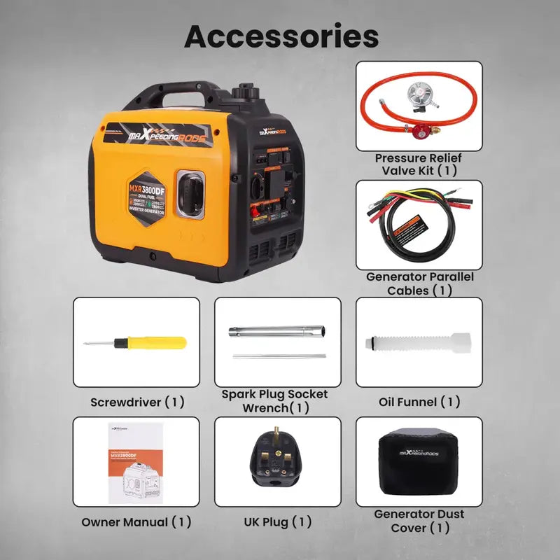 MXR3800DF Petrol/LPG inverter Generator Accessories