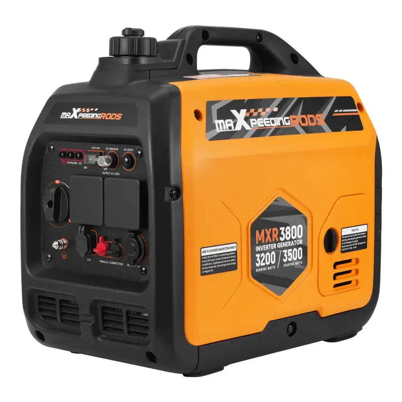 MXR3800 Portable Inverter Generator Side View