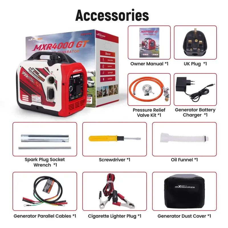 MXR4000GT Portable Inverter Generator Accessories