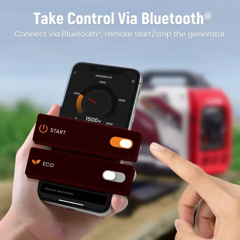 MXR4000GT Portable Inverter Generator Bluetooth