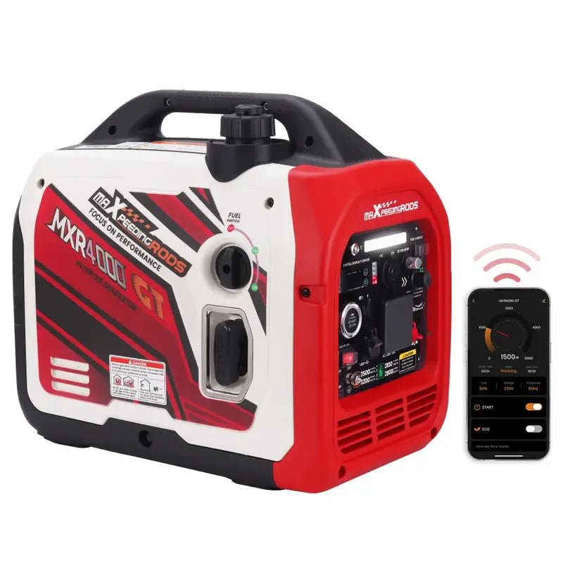 MXR4000GT Portable Inverter Generator Bluetooth App