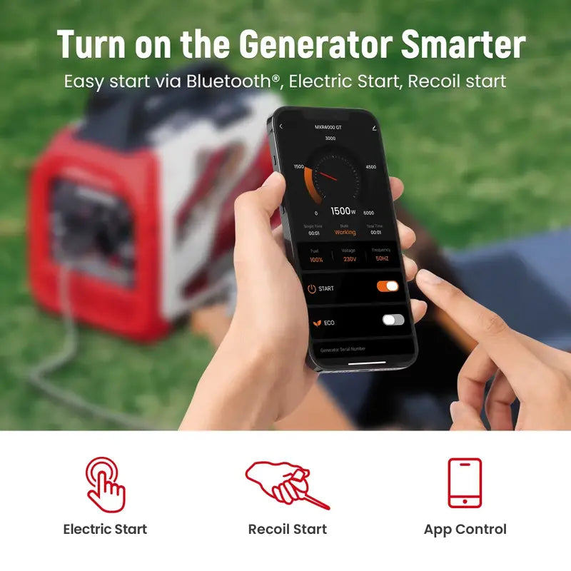 MXR4000GT Portable Inverter Generator Remote Control