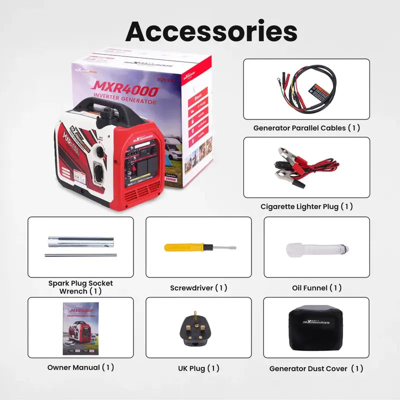 MXR4000 Petrol Inverter Generator  Accessories