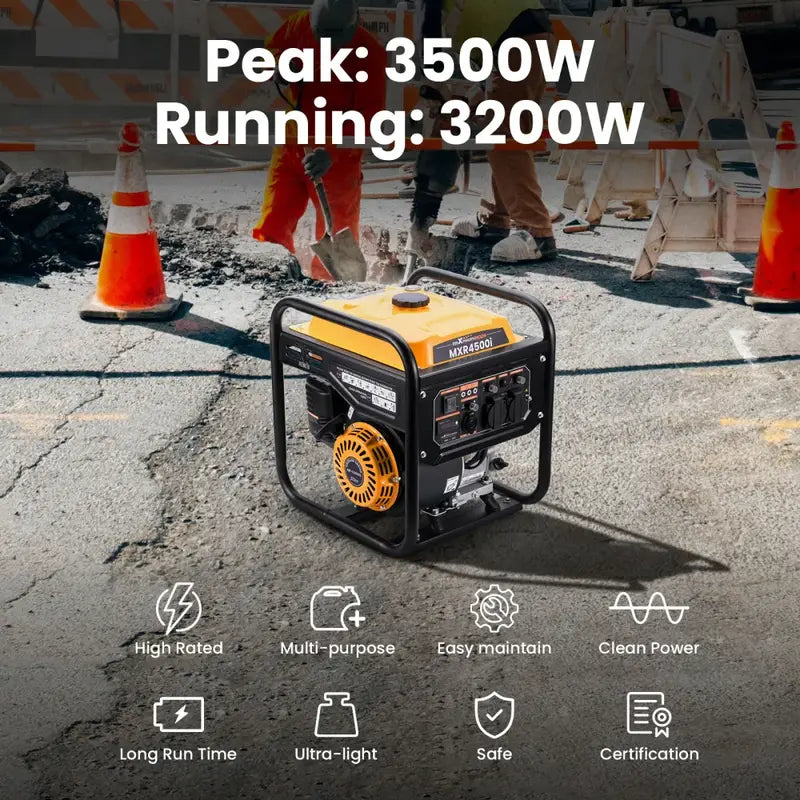MXR4500I Inverter Generator Key Features