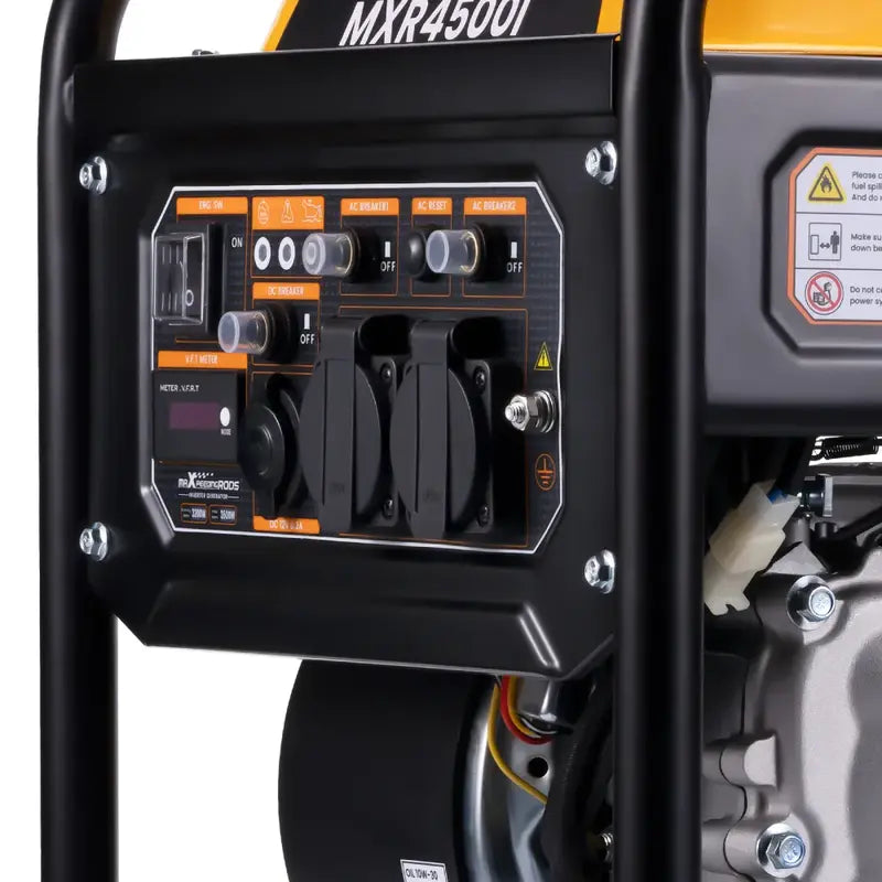 MXR4500I Inverter Generator Control Panel Side Panel