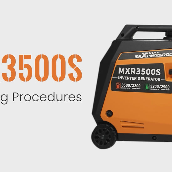 MXR3500S Dual Fuel Generator Video