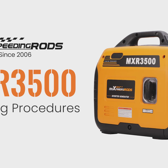 MXR3500 Petrol Inverter Generator  Video